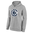 thumbnail image 2 of Women's Gray LA Clippers Primary Logo Pullover Hoodie, 2 of 3