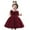 172#Red, variant on Kids Girls Gauze Princess Bridesmaid Pageant Gown Birthday Party Wedding Dress Dresses For Girl Resort Dresses For Girl