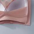 thumbnail image 6 of Womens Bra Comfort Bra Every Day Wire Free Wide Shoulder Straps Breathable Ladies Underwear Seamless Bra for Daily Party Work LightCoffee 6L100BCD, 6 of 7