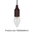 thumbnail image 2 of Bombilla De Luz Para Acampar Bombilla de camping LED COB Linterna de camping vintage Carga micro USB (6070W) Sywqhk Para Estrenar, 2 of 8