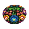 thumbnail image 2 of Lsque Traditional Floral Polish Round Bar chair cushion covers Velvet Fabric Premium Comfort Protects from Scratches and Stains for 14-17 Inch Chair- 13 inch, 2 of 7