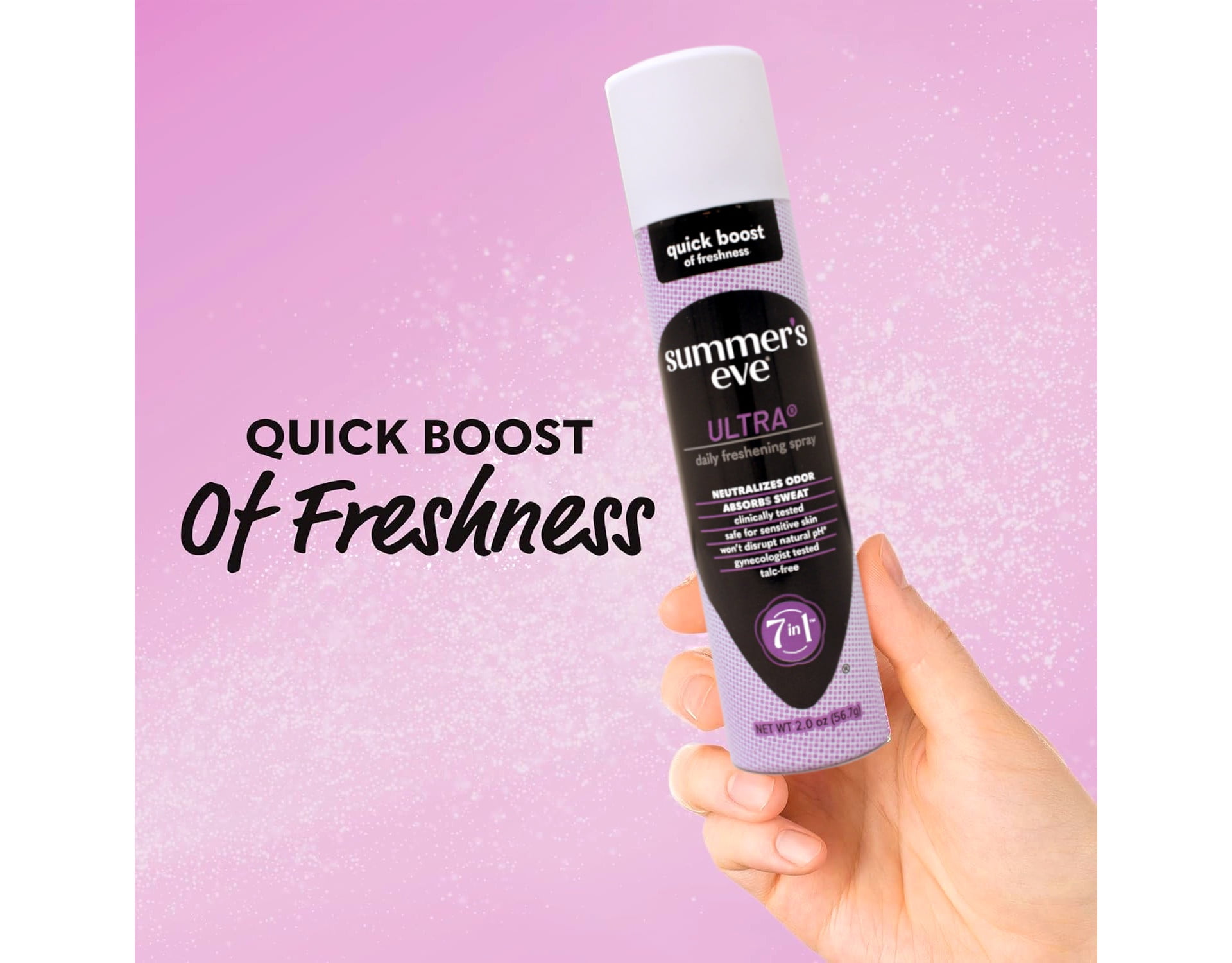 Summer's Eve Feminine Deodorant Spray Ultra Extra Strength 2 oz (Pack of 6)