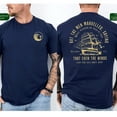 thumbnail image 4 of "But The Men Marvelled" T-Shirt – Matthew 8:27 Scripture & Ship Graphic Christian Tee, 4 of 6