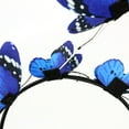 thumbnail image 7 of Clearance! Baberdicy Women Butterfly Fascinators Headclip Headband for Tea Party Blue, 7 of 7