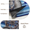 thumbnail image 6 of Large Area Rugs for Living Room Bedroom, Vintage Anchor Nautical 6'x9' Rug Washable Carpet Runner Indoor Outdoor, Coastal Blue Striped Non Slip Floor Mats Rug for Kitchen, Playroom, 6 of 8