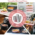 thumbnail image 5 of Mini Loaf Pans with Lids and Spoons Sealing Sticker,  Mini Cake Pans for Baking, Disposable Aluminum Foil Loaf Pans, Loaf Baking Pans, Small Cake Containers With Lids, 5 of 7