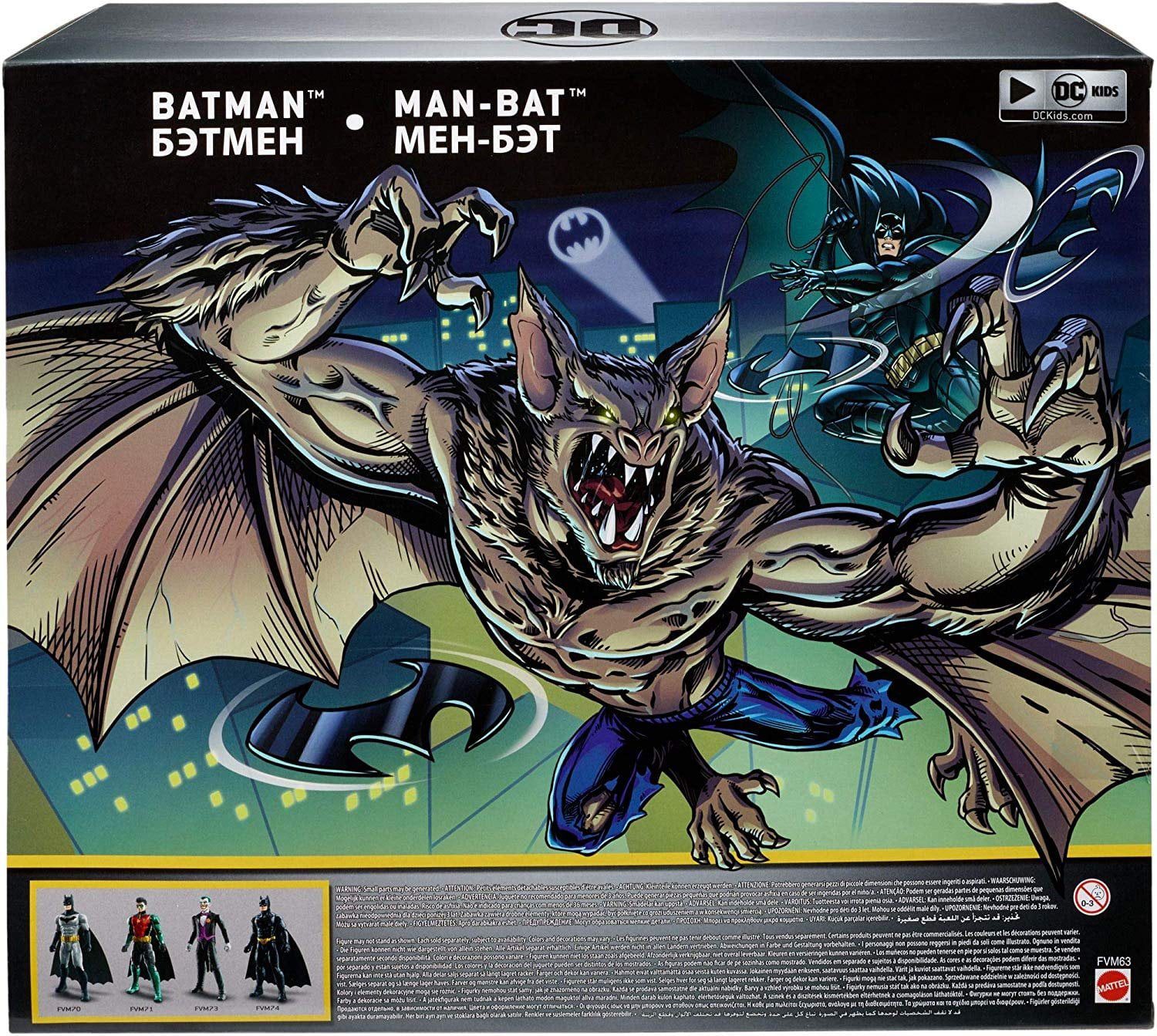 Details about   DC Comics Batman Missions Batman vs Man-Bat Contre Action Figure 
