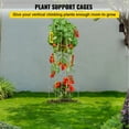 thumbnail image 2 of VEVOR 5 Pack Square Folding Tomato Cages 46" Plant Support Stake Tower Silver PVC-coated Steel Tomato Cage Towers for Tomato Plants, Eggplants, Cucumber, Climbing Plants, 2 of 9
