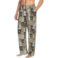 thumbnail image 6 of Logiee Cartoon Bear Print Pajama Pants for Men,Men’s Pajama Bottoms,Mens PJ Pants with Pockets & Button Fly-3X-Large, 6 of 6