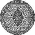 thumbnail image 1 of Ahgly Company Indoor Round Persian Gray Traditional Area Rugs, 3' Round, 1 of 1