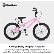 Royalbaby Freestyle 18 Kids Bicycle for Boys Girls, Ages 6-9 Years, Pink