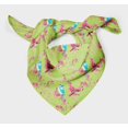 thumbnail image 3 of Bimba Green Red Berries & Bulbul Bird Printed Pure Silk Scarf Neck Wrap Summer Hair Bandanas For Women 40 x 80 Inches, 3 of 6