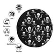 thumbnail image 4 of Sikiie Pirate skulls Print PVC Leather Spare Tire Wheel Cover Spare Tire Cover, for Car Truck SUV Camper Trailer Universal Fit-17 inch, 4 of 6