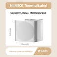 thumbnail image 2 of Etiquetas térmicas NIIMBOT B1/B21/B3S/K3 50x50 mm 1 rollo 150, 2 of 6