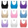 thumbnail image 6 of Women Pure Color Plus Size Sports Bra Full Bra Cup Tops,3Pack/S-6XL, 6 of 8