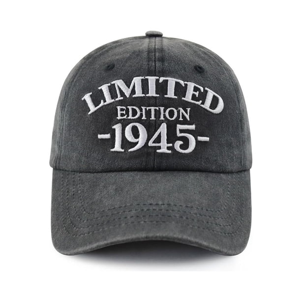 Gorra de béisbol de algodón con bordado liso, edición limitada