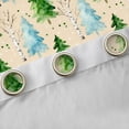 thumbnail image 4 of Castle Fairy Green Tree Blackout Curtains Set of 2 (52x84 Each),Vintage Window Curtains, 4 of 6