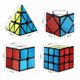 thumbnail image 1 of Speed Cube Set, Magic Cube Bundle 2x2 3x3 Pyramid y Skewb Cube Set (paquete de 4) oso de fresa Electrónica, 1 of 3