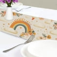 thumbnail image 4 of Yayeee Table Runner 90 inches Long Home Kitchen Dinning Party Decoration, Retro Rainbow, 4 of 7
