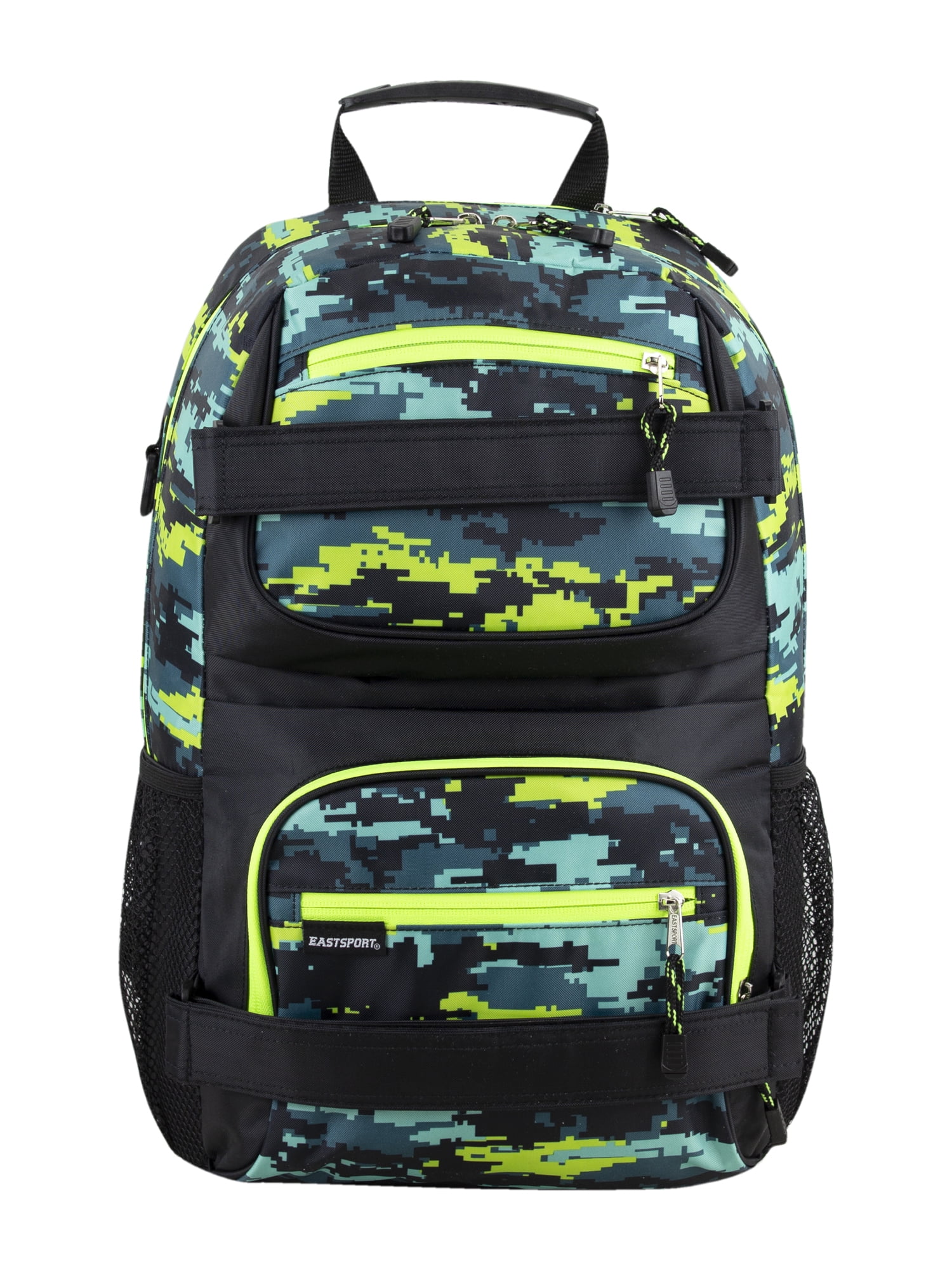 Eastsport Unisex Dual Strap Skater Backpack, Seafoam Camflauge