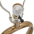thumbnail image 4 of Aluminum Oval Shape Table Lamp with Cream Linen Shade - Brass, 4 of 5
