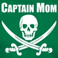 thumbnail image 3 of CafePress - Captain Mom T Shirt - Women's Traditional Fit Dark T-Shirt, 3 of 4
