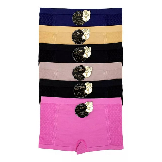 Paquete 12 Docena Boxer Microfibra Dama Likra Ajustable