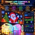 Festilume Christmas Lights, 400 LED Smart Curtain Lights with App ...