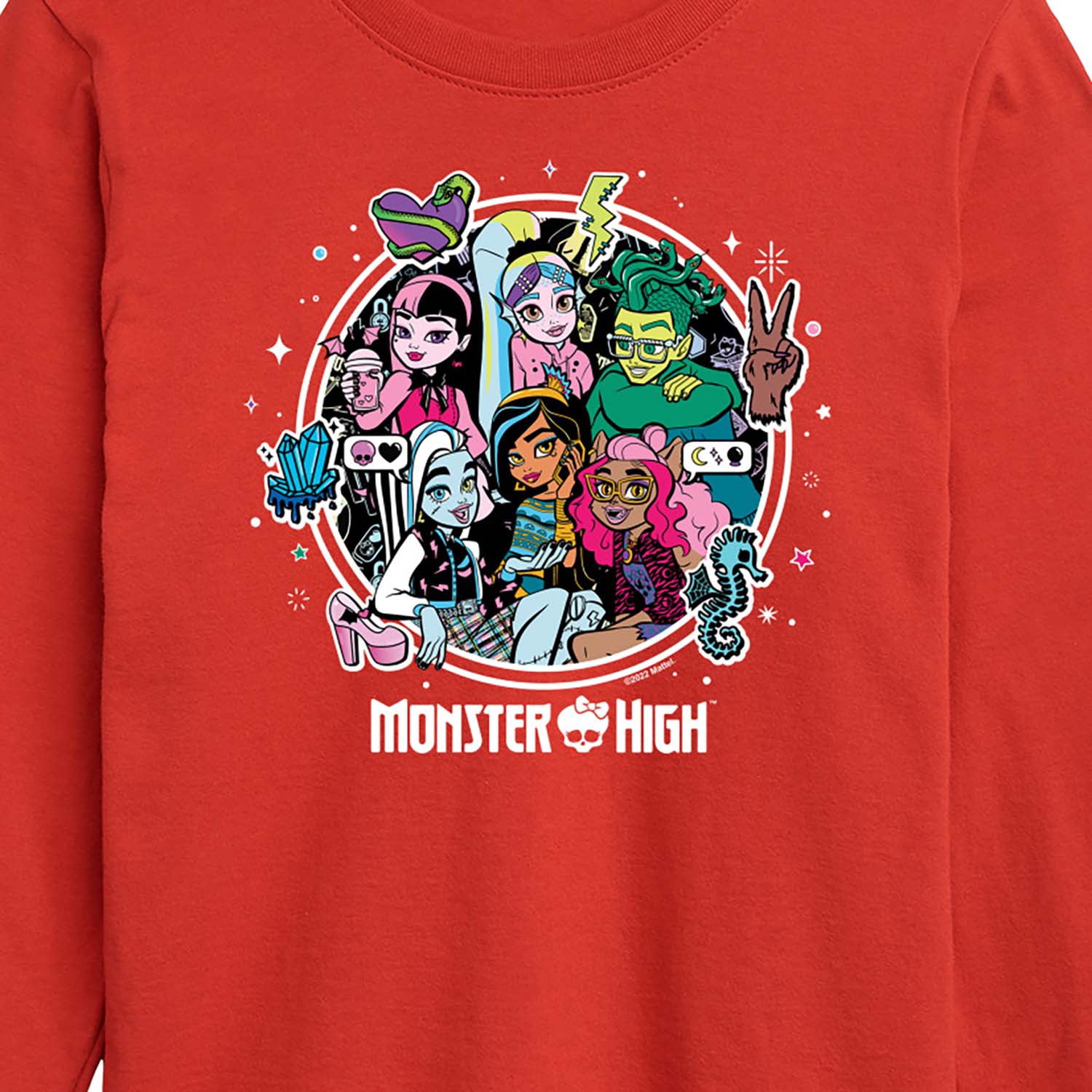 Monster High Students - Toddler And Youth Long Sleeve Graphic T-Shirt
