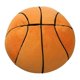 thumbnail image 2 of Plush Basketball Pillow Toy Cushion For Leisure Time Home Decor 28x28x28cm Cute Orange 1Pack, 2 of 4