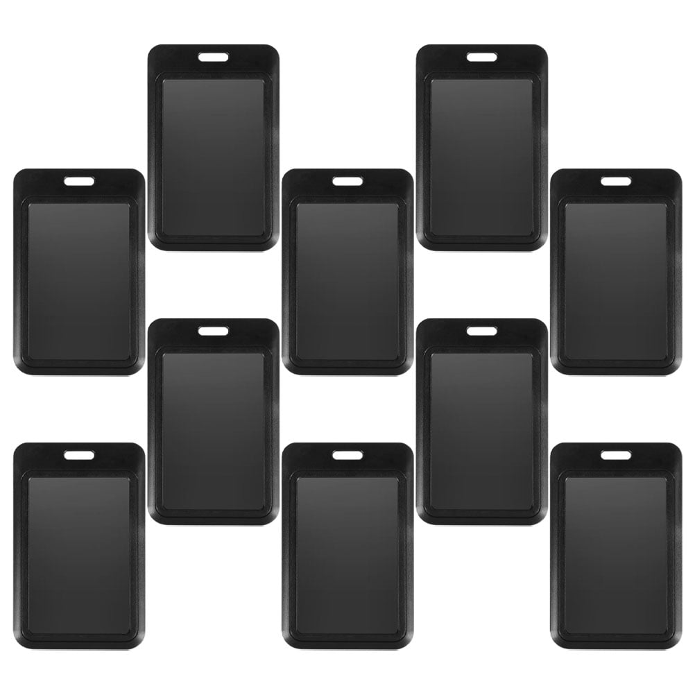 Outstanding® 2er-Set Transparente Badge-Halter – Doppelseitig Für Kreditkarten & Ausweise