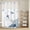 Blue, variant on Sea Turtle Coastal No Hook Shower Curtain with Snap in Liner, Waterproof Fabric Shower Curtains, Nautical Summer Beach Starfish Coral Ocean Shower Curtain Set Top See Through for Bathroom 72"x84"