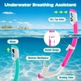 thumbnail image 4 of Set de Snorkel ZipAura para Niños de 3 a 14 Años con Máscara de Buceo y Tubo de Respiración, 4 of 7