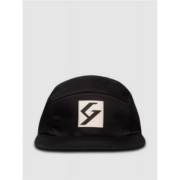 GOSN 840217501729 G-Logo 5 Panel Cap, Black