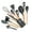 Free Size, variant on Bdday Silicone Cooking Utensils Set for Kitchen,446°F Heat Resistant 14 Pcs Non-Stick Cooking Set with Wooden Handle Spatula Turner Spoon Tongs Whisk