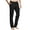 (New54)Black, variant on Thousandth Men's Fashion Buttons Zippers Commuting Trousers Solid Color Straight Leg Pants Suits Business Pants with Pockets
