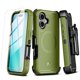 thumbnail image 1 of Funda Case MYBAT Maverick Mag clip para iPhone 16 - Verde con mica, 1 of 10