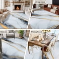 thumbnail image 5 of Gray Marble Area Rug 5x8 FT, Non Slip Bedroom Throw Carpet, Modern Ink Painting Art Abstract Washable Soft Floor Carpet Non-Shedding Rug for Living Room Nursery Dorm Office, 5 of 9