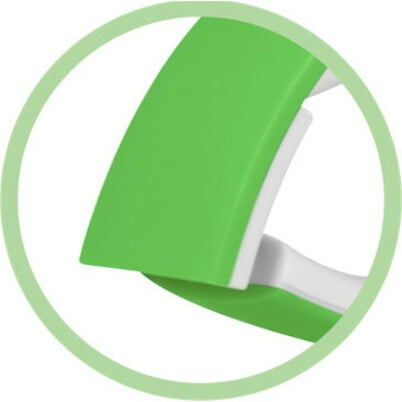 LilGadgets Connect+ Kids Wired Headphones with Microphone, Volume Limiting for Safe Listening, Adjustable Headband, Cushioned Earpads to ensure Comfort, For Kids, Toddlers, Boys & Girls, Green