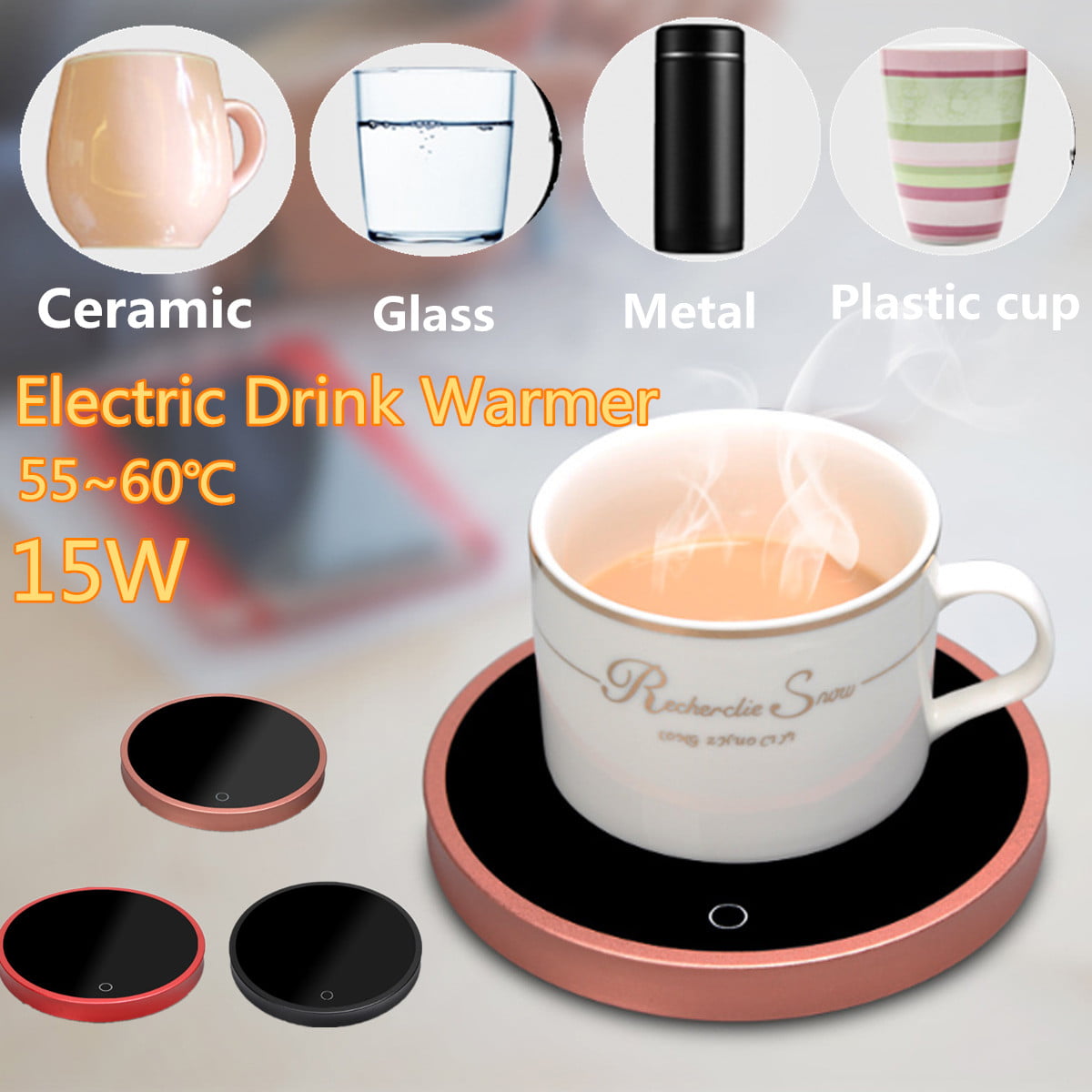 Details about   New Electric USB Mug Heater for Tea Coffee Beverage Water Soup Cup Warmer Blue 