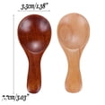 thumbnail image 2 of FUNING Small Wooden Salt-Spoon 20 Pack Mini Wood Spoon With Short Handle Perfect For Small Jars Of Spices Condiments Seasoning, 2 of 4