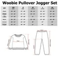 thumbnail image 5 of Girls' Plush Stitch with Bows Print 2-Piece Lounge Set, Purple Fleece Pullover Top and Lounge Sleep Pants, 5 of 5