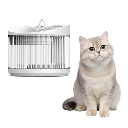 Bellaven Pet Water Fountain Ultra Quiet Cat Water Fountain with USB Port Charging Filter Small Dogs Water Dispenser Automatic Pet Fountain for Cats Puppy
