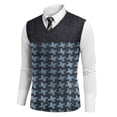 thumbnail image 2 of Mens Casual Sweater Vest 2026 V Neck Sleeveless Knit Pullover Slim Fit Lightweight Plain Tops Spring Jumper Light Sweaters Navy 3XL, 2 of 5