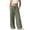 *Green, variant on ClodeEU Women's High Waisted Straight Leg Pants with Drawstring,Casual Loose Fit Trousers Blue,Womens Plus M