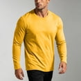 thumbnail image 3 of Samdudou Mens T Shirts Long Sleeve Crewneck Casual Basic Tees Everyday Layering Undershirts Lightweight Athletic Training Tops Classic Daily Workout Pullover Apparel, 3 of 6
