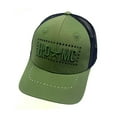 thumbnail image 2 of Harley-Davidson Women's Studded Medal Curved Bill Mesh Trucker Hat, Green/Black, Harley Davidson, 2 of 3
