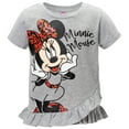 thumbnail image 3 of Disney Minnie Mouse Infant Baby Girls Crossover T-Shirt and Leggings Outfit Set Infant to Little Kid, 3 of 5