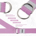 thumbnail image 3 of RDX 8ft Yoga Strap with D-Ring Buckle, Durable Polyester Cotton Adjustable Belts for Stretching, MV, 3 of 7