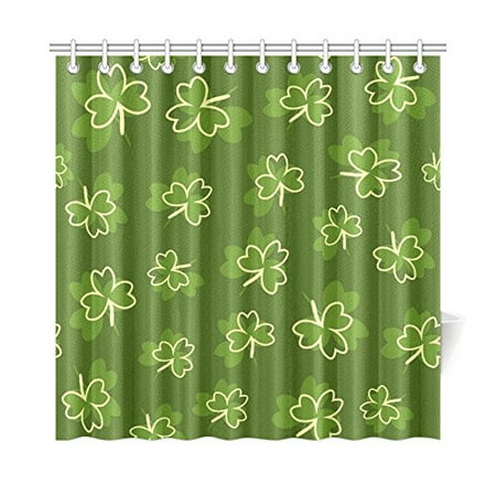 Mkhert Shamrock Shower Curtain Home Decor Bathroom Shower Curtain